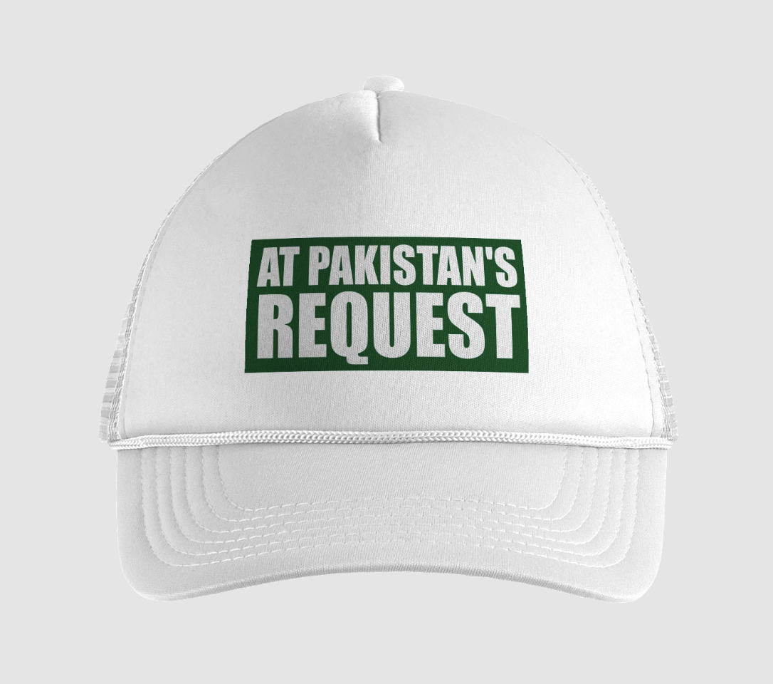 At Pakistan's Request trucker hat